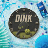 Funny Dink Rustic Vintage Pickleball ペーパープレート (パーティー)