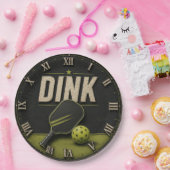 Funny Dink Rustic Vintage Pickleball ペーパープレート (パーティー)