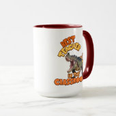 Funny Dinosaur Best Teacher in the Classroom  マグカップ (正面右)