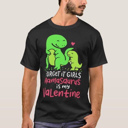 Funny Dinosaur Lover Gift for Son Mamasaurus Is My Tシャツ (正面)