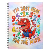 Funny Dinosaur Math Notebook for Kids ノートブック (正面)