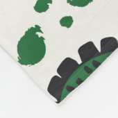 funny dinosaurs graphic color pattern フリースブランケット (角)