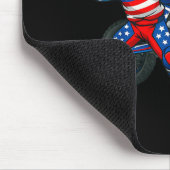 Funny Dirt Bike Art Rider Motocross Motorcycle Dir マウスパッド (コーナー)