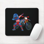 Funny Dirt Bike Art Rider Motocross Motorcycle Dir マウスパッド (マウス)