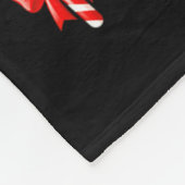 Funny Dirty Candy Cane Christmas Hilarious Santa H フリースブランケット (角)