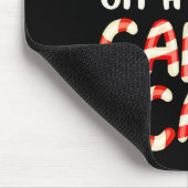 Funny Dirty Candy Cane Christmas Hilarious Santa H マウスパッド (コーナー)