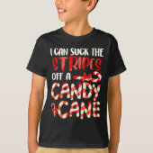 Funny Dirty Candy Cane Christmas Hilarious Santa H Tシャツ (正面)