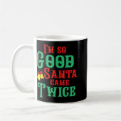 Funny Dirty Naughty Inappropriate Christmas T Shir コーヒーマグカップ (左)