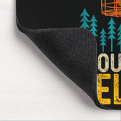 Funny Disc Golf Apparel Co. ディスクゴルフの木は マウスパッド (コーナー)