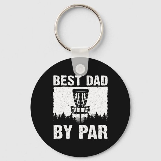 Funny Disc Golf Art For Men Dad Disc Golf Player D キーホルダー (正面)