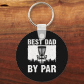 Funny Disc Golf Art For Men Dad Disc Golf Player D キーホルダー (正面)