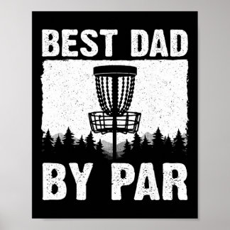 Funny Disc Golf Art For Men Dad Disc Golf Player D ポスター