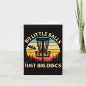 Funny Disc Golf Design For Men Women Disc Golf Lov カード (正面)