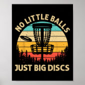 Funny Disc Golf Design For Men Women Disc Golf Lov ポスター (正面)