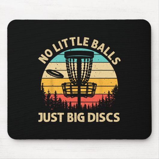 Funny Disc Golf Design For Men Women Disc Golf Lov マウスパッド (正面)