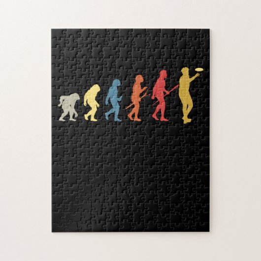 Funny Disc Golf Gift Vintage Frisbee ジグソーパズル (縦)