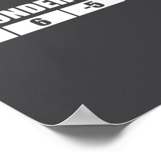 Funny Disc Golf Quote Design, I Am Understable Fri ポスター (角)