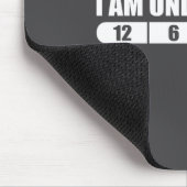 Funny Disc Golf Quote Design, I Am Understable Fri マウスパッド (コーナー)