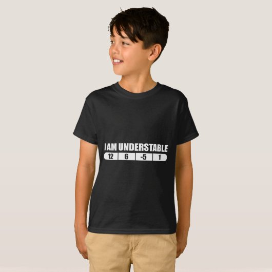 Funny Disc Golf Quote Design, I Am Understable Fri Tシャツ (正面フル)