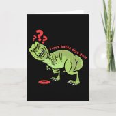 Funny Disc Golf T Rex Kids  カード (正面)