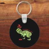 Funny Disc Golf T Rex Kids  キーホルダー (正面)