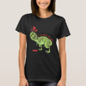 Funny Disc Golf T Rex Kids  Tシャツ (正面)