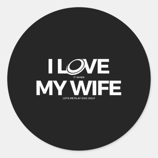 Funny Disc Golf T Shirt - Men  ラウンドシール (正面)