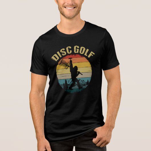Funny Disc Golf  –  Vintage Bigfoot トライブレンドＴシャツ (正面)