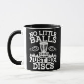 Funny Disc Golfer Disc Golfing Pun Disc Golf マグカップ (左)