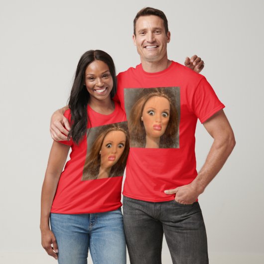 Funny Disgusting Doll face Meme friends Tシャツ (ユニセックス)