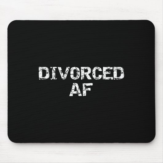 Funny Divorce Gag Gift For Men Happy Celebration D マウスパッド (正面)