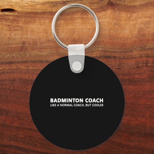 Funny Dminton Trainer Definition Dminton Coach  キーホルダー (正面)