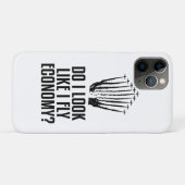 Funny Do I Look Like I Fly Economy Traveler Quote Case-Mate iPhoneケース (裏面(横))