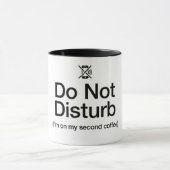 Funny Do Not Disturb Coffee Mug-WFH Sarcastic Mug マグカップ (中央)