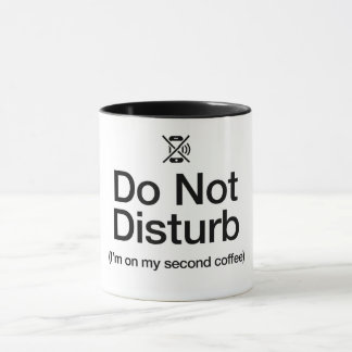 Funny Do Not Disturb Coffee Mug-WFH Sarcastic Mug マグカップ