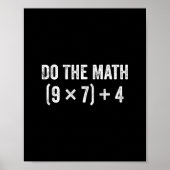 Funny Do The Math 67 Meme  ポスター (正面)