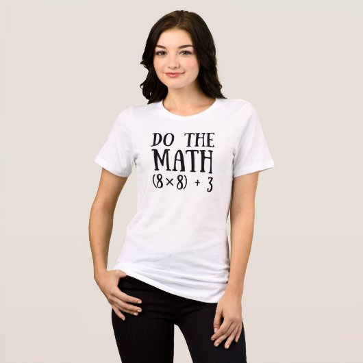 Funny Do The Math 67 Teacher Six Seven Family トライブレンドＴシャツ (正面全面)