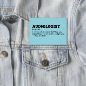 Funny Doctor Audiologist Definition 缶バッジ (インサイチュ)