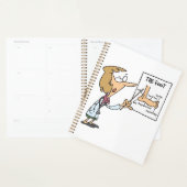 Funny Doctor Teaching Foot Anatomy プランナー手帳 (ディスプレー)