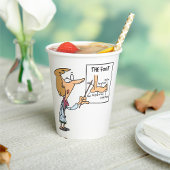 Funny Doctor Teaching Foot Anatomy 紙コップ