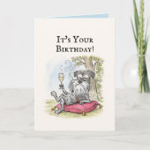 Funny Dog Birthday Card カード (正面)