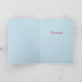 Funny Dog Birthday Card カード (内部)