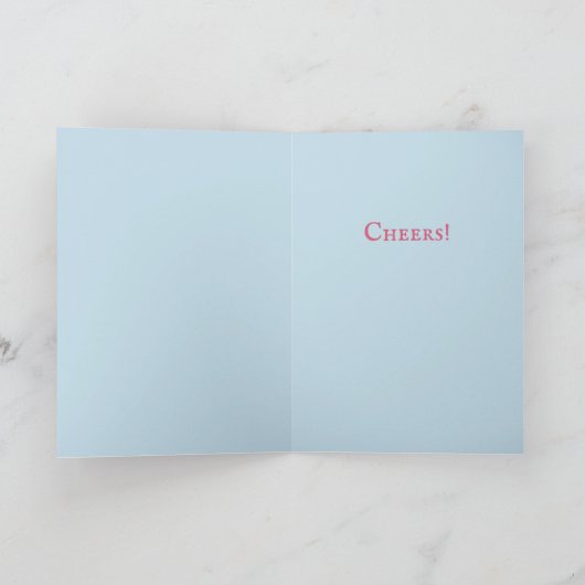 Funny Dog Birthday Card カード (内部)