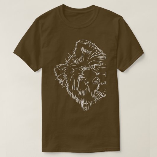 Funny Dog Cairn Terrier Tシャツ (デザイン正面)