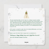 Funny Dog Cat Happy Pawlidays Peace Love Photos  シーズンカード (裏面)