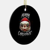 Funny Dog Christmas Pajamas Gift for Dog Lovers Wo セラミックオーナメント (右)