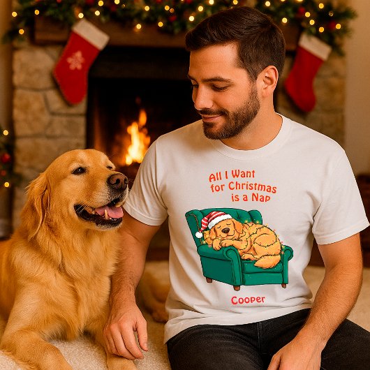 Funny Dog Cute Labrador Christmas Personalized Tシャツ
