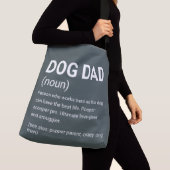 Funny Dog Dad Definition クロスボディバッグ (クローズアップ)