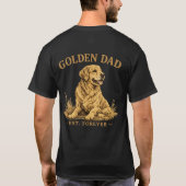 Funny Dog Dad Gift Tシャツ (裏面)