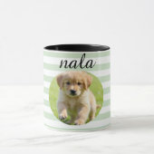 Funny Dog Dad Mug Personalized Name Gift for Dog L マグカップ (中央)